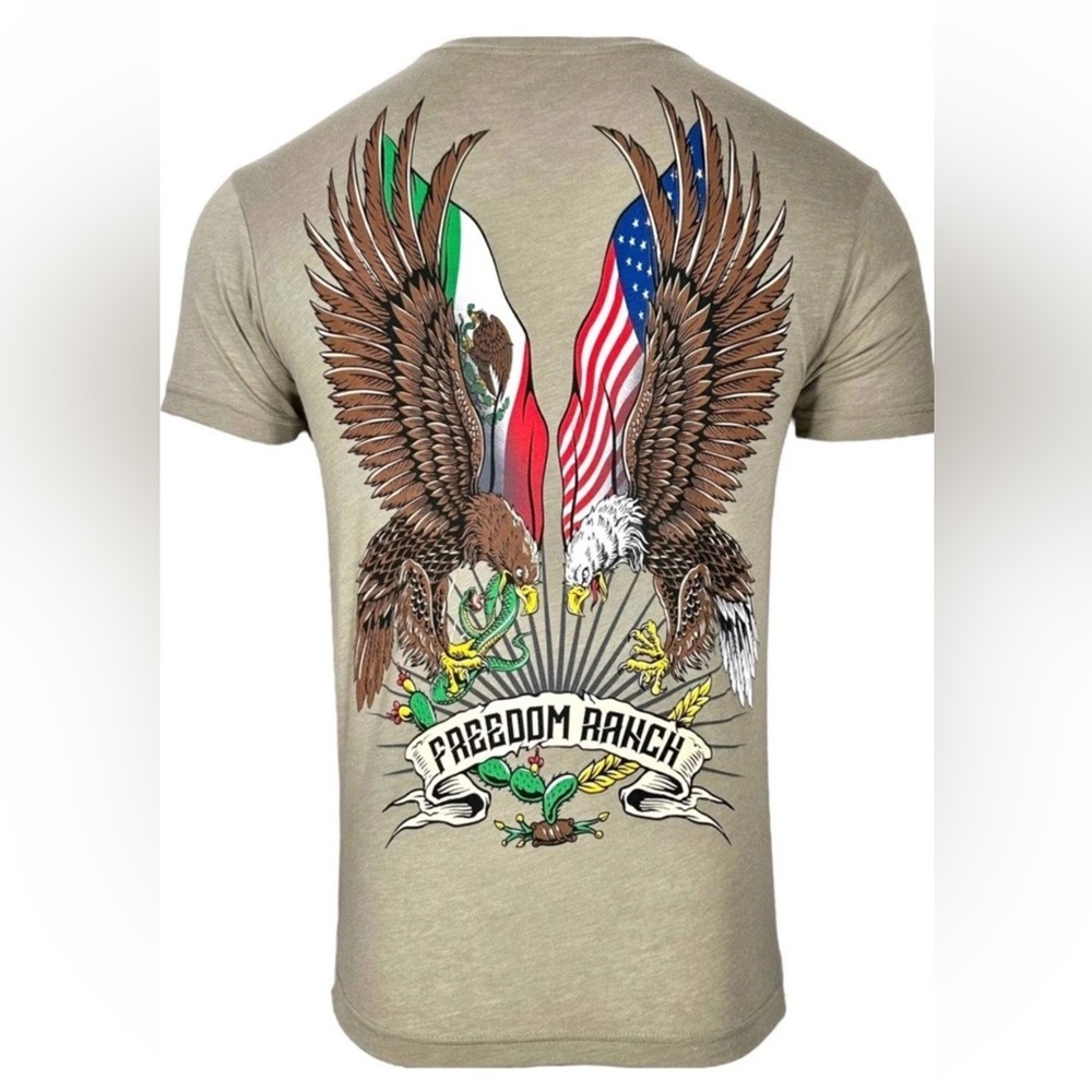 Eagle Graphic T-Shirt - Khaki